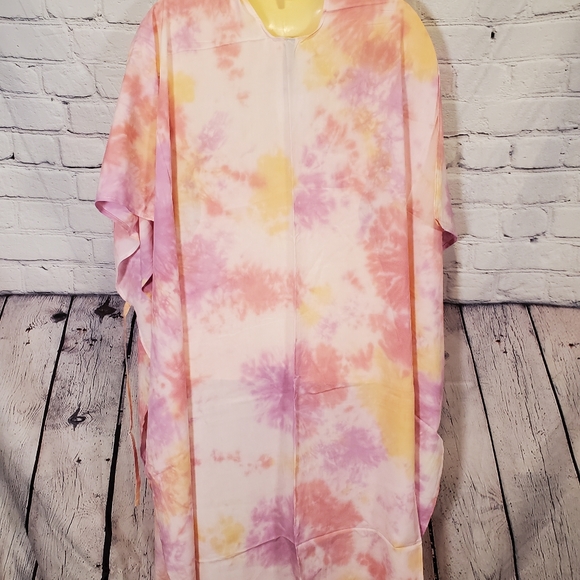 NWT Torrid Pink Tie Dye Ruana - Picture 6 of 8